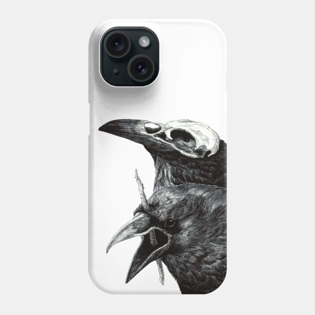 Frightened Phone Case by Sara Baun