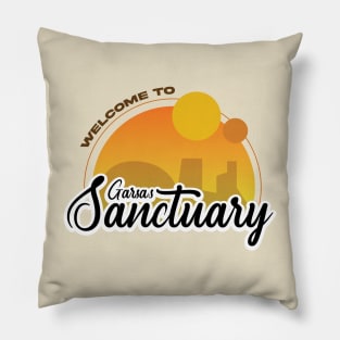 Welcome to the Sanctuary Pillow