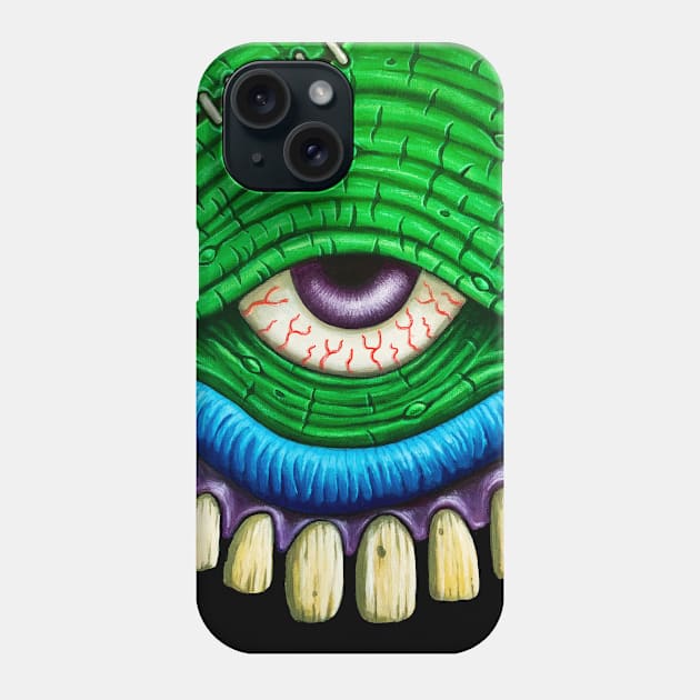 GREEN MEANIE Phone Case by OutdoorMayhem