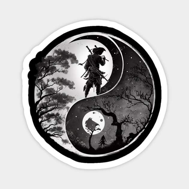 Yin-Yang Art Magnet by Omartista64