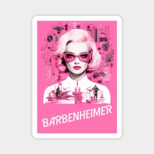 barbie oppenheimer design futuriste créatif Magnet