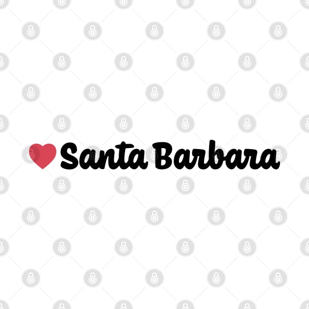 Santa Barbara Heart Script by modeoftravel