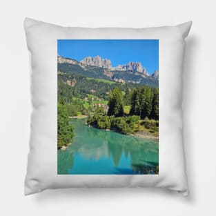 Dolomites lake view Pillow