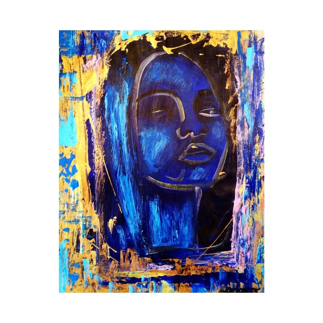 The blue madonna by amoxes