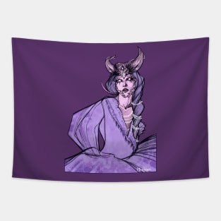 Gothic Swan Princess Tapestry