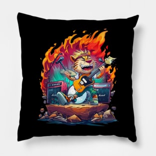 Calvin and Hobbes Evolution Pillow