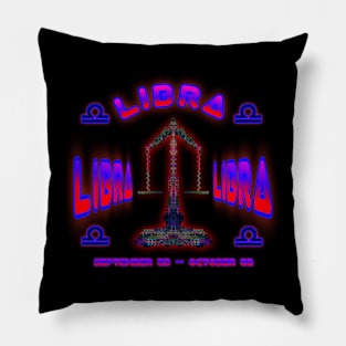 Libra 8a Black Pillow