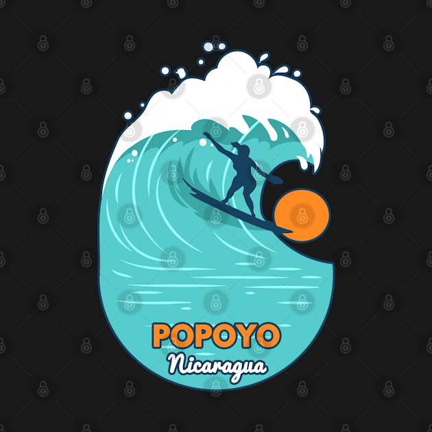 Popoyo Nicaragua surf girl by LiquidLine