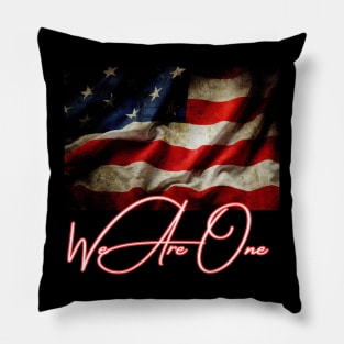 USA We Are One Pillow