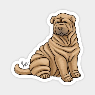 Dog - Shar-Pei - Fawn Magnet