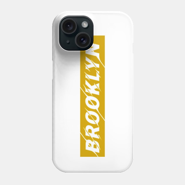 Brooklyn Gold Phone Case by rydr2103