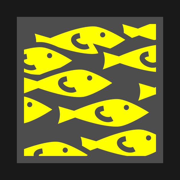 fish fiso yellow by dablohotaka