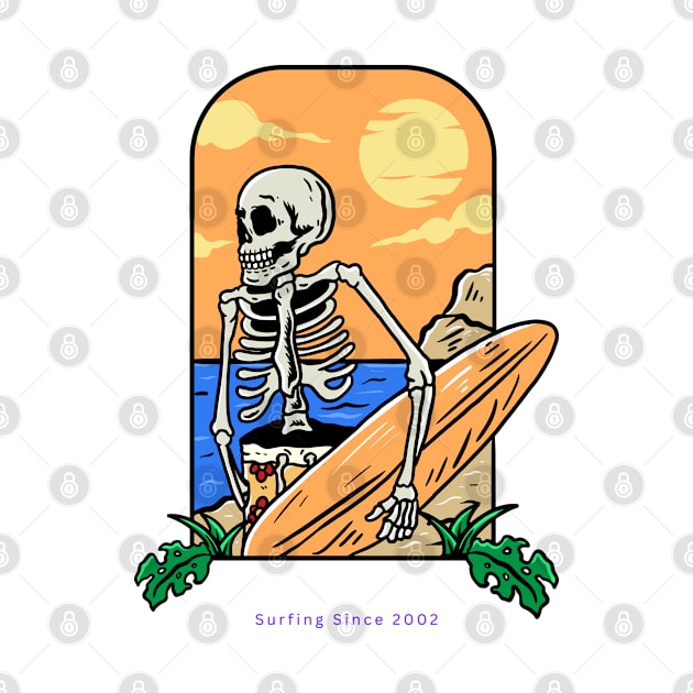 Skeleton Surfing 2 by AlmostMaybeNever