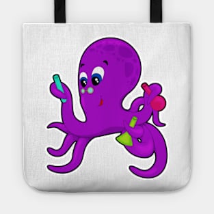 Octopus as Teacher with Laboratory equipment Tote