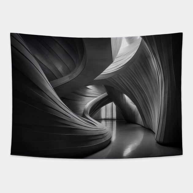 Infinite Shades of Grey Gray Tapestry by Manafold