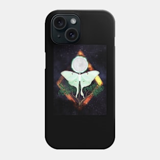 Lunar Moth Phone Case