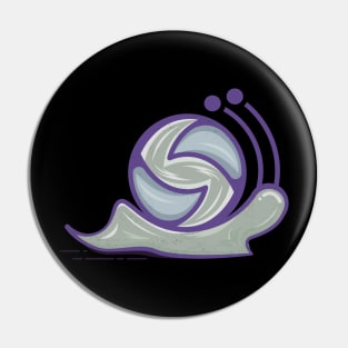 S Snail Pin