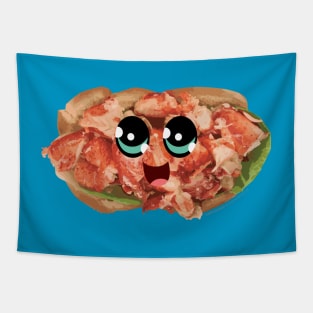 Happy Lobster Roll Tapestry