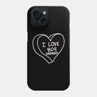 80’s movie lover Phone Case