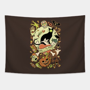 Happy Halloween (vintage) Tapestry