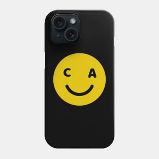 California Smiley Face Phone Case