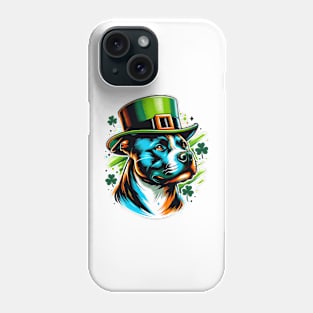 Staffordshire Bull Terrier's St Patrick's Day Festive Spirit Phone Case