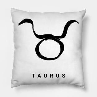 KIROVAIR ASTROLOGICAL SIGNS TAURUS #astrology #kirovair #symbol #minimalism #horoscope #beast #home #decor Pillow