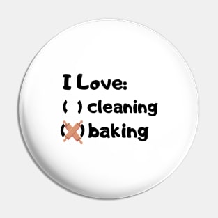 Baking Kawaii Japan Baker Minimalist Vintage Pin