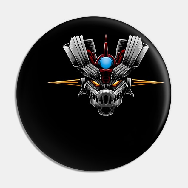 Mazinger Zero Pin by WahyudiArtwork