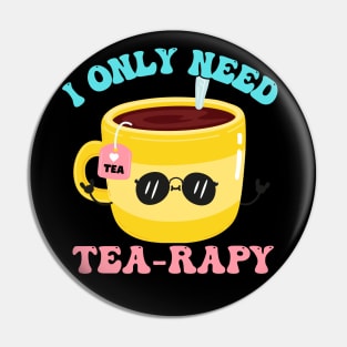 Cool Pun TEArapy mug Tea lovers Pin