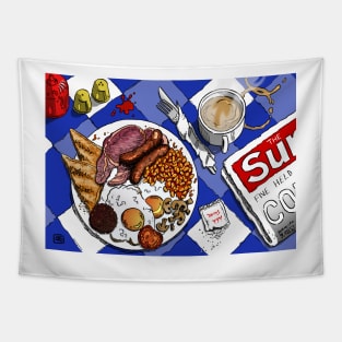 Fry Up - British Cuisine Tapestry