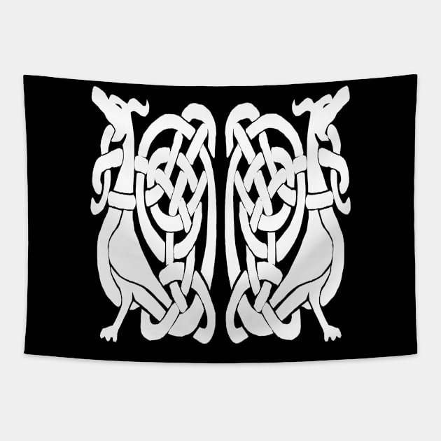 Norman Knot Work, Viking Knot Work Tapestry by UsuallyUnusual