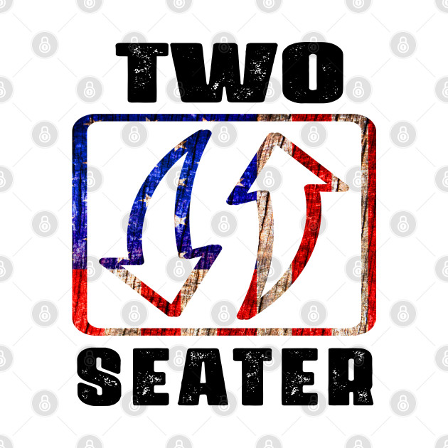 Disover Two Seater 4th of july - Two Seater - T-Shirt