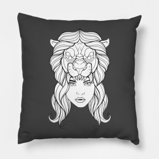 Lion girl Pillow