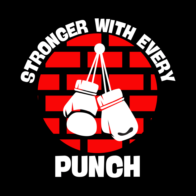 Stronger with every punch, dark by CoffeeBeforeBoxing