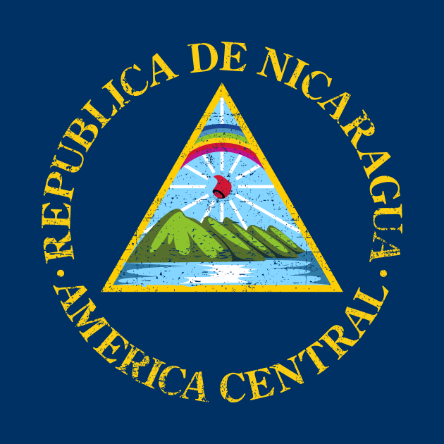 Nicaragua coat of arms - escudo nicaraguense by verde