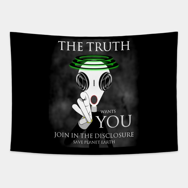 The Truth Wants You Tapestry by SiSuSiSu