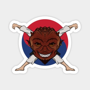 Taekwondo Devil (no caption) Magnet