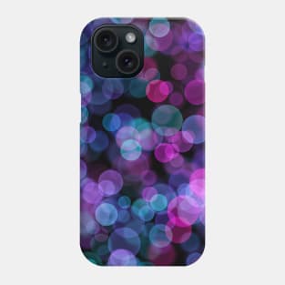 Purple and Blue Bubbles Phone Case