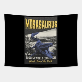 Mosasaurus Retro Art - The Biggest World Collection / Giant From The Past Tapestry