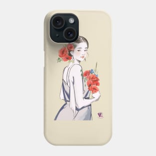 Poppies girl Phone Case