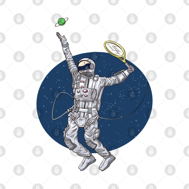 Tennis in the space by felipeoferreira