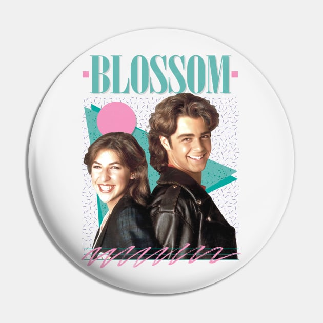 Blossom -- 90s Fan Aesthetic Pin by DankFutura