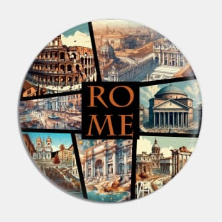 ITALIAN CITY - ROME - TRAVEL -1 Pin