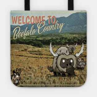 Welcome to Beefalo Country - Don't Starve Fan Art Tote