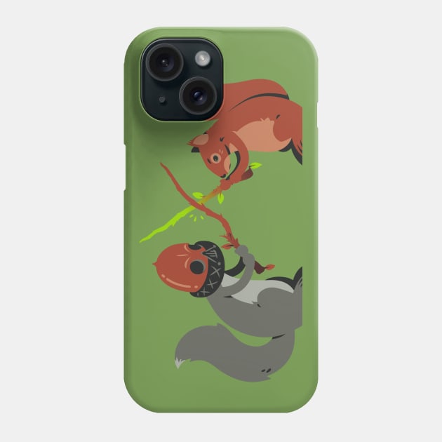 Nut Wars: The Acorn Strikes Back Phone Case by HtCRU