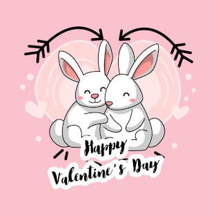 Rabbits in Love T-Shirt