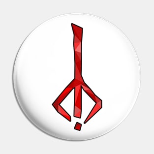 Bloodborne - Hunter Rune (Polygonal with black outline) Pin