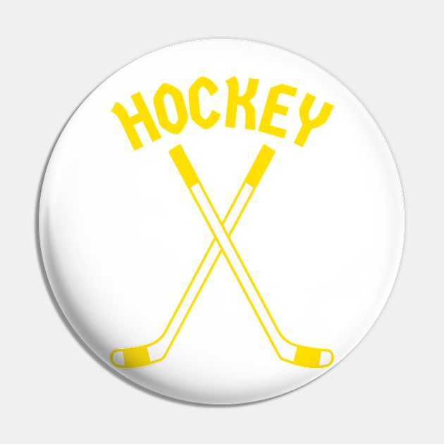 HOCKEY CROSSED STICKS LOGO Pin by HOCKEYBUBBLE