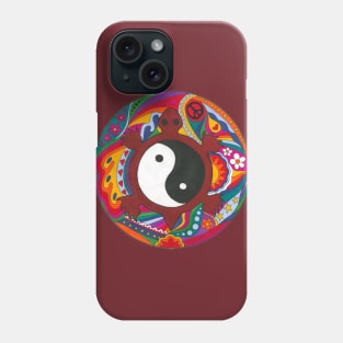 Psychedelic Yin Yang Turtle Phone Case